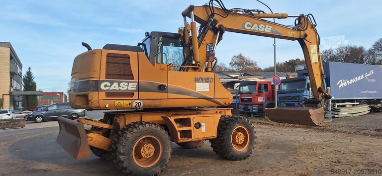 Pelle sur pneus Case WX150