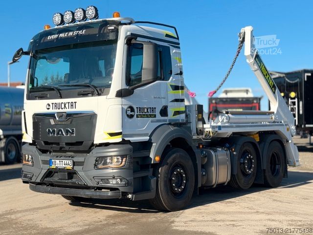 Savivartis sunkvežimis MAN TGS 26.440 6x2-4 MEILLER Absetzer, MIETEN?