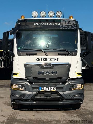 Savivartis sunkvežimis MAN TGS 26.440 6x2-4 MEILLER Absetzer, MIETEN?