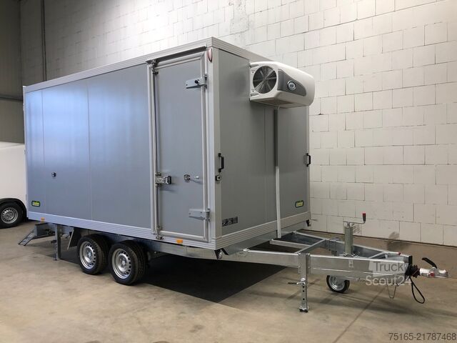 Chladiarenské prívesy a mraziarenské prívesy UNSINN UKH 6C 3620 Seitentür+Treppe Kühlanhänger