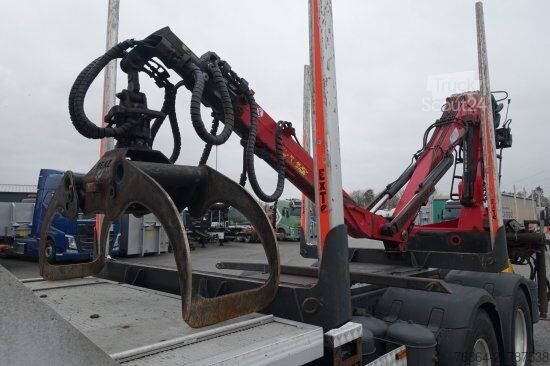 Tukkirekka DAF XF 510 MIT PENZ LADEKRAN 15Z8.70 INKL. HOLZGREIFER 6X4