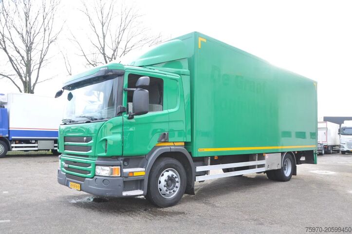 Koffer Scania P250 4x2 2015 CLOSED BOX + TAIL LIFT