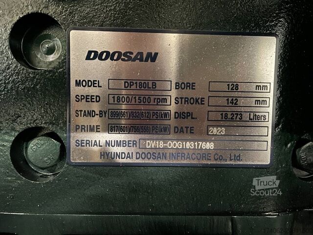 Aggregat Doosan DP180LB - 710 kVA Surplus Genset - DPX-19857-4