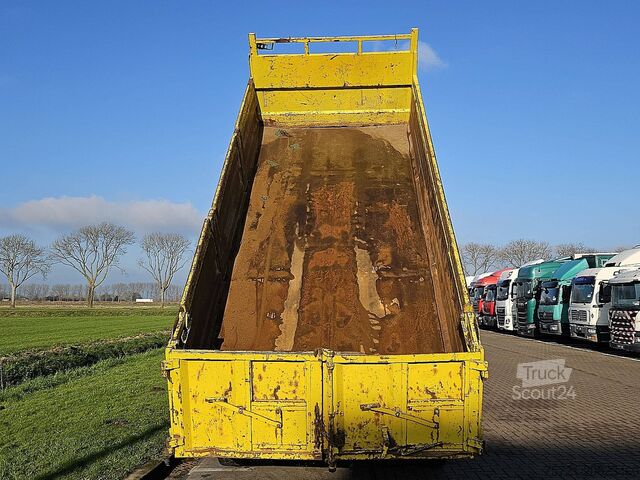 Kipper mit Kran SCANIA P114.380 6X4 PALFINGER