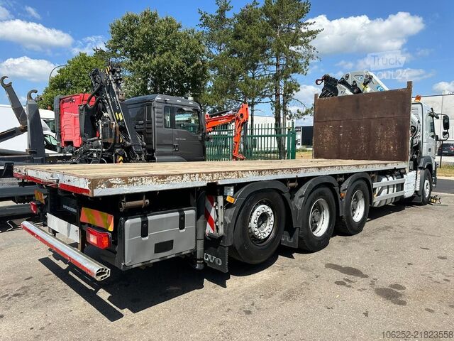 Plataforma de carga Volvo FMX 330 8x4 TRIDEM PRITSCHE + KRAN EFFER 265 / ...