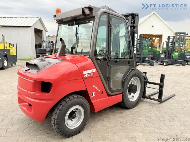 Terrenggående gaffeltruck Manitou MSI30 / DIESEL / DUPLEX 3350 / CABIN