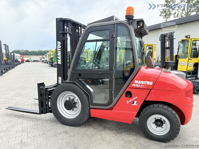Terrenggående gaffeltruck Manitou MSI30 / DIESEL / DUPLEX 3350 / CABIN