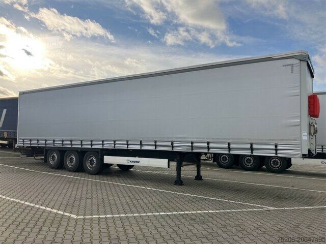 Auflieger mit Pritsche & Plane Krone Profi Liner SDP 27 eLB50-CS