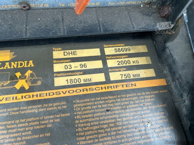 Koffer Groenewegen DRO 10 10B / City / Box Trailer / Loadlift / AP...