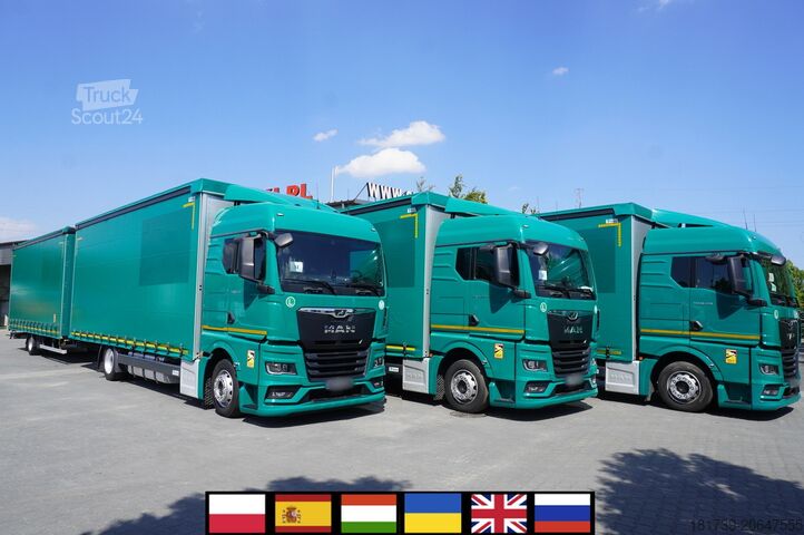 Gardinsæt (gardintrailer-sæt) TGX 18.470/Curtainsider&trail 19+19 EPAL