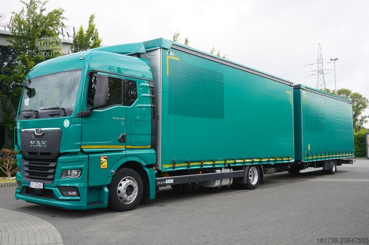 Gardinsæt (gardintrailer-sæt)  TGX 18.470/Curtainsider&trail 19+19 EPAL