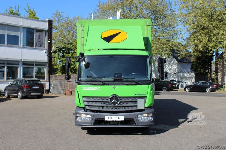 Gardinsidet varebil Mercedes-Benz Atego  818 E6 Schiebeplane 6,12m LBW ACC Klima