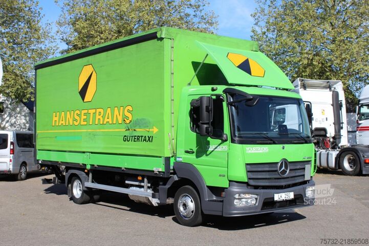 Gardinsidet varebil Mercedes-Benz Atego  818 E6 Schiebeplane 6,12m LBW ACC Klima