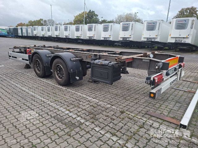 Lastväxlarsläp Schmitz Cargobull Zentralachsanhänger Wechselfahrgestell Maxiausführ