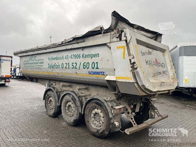 Tippsemitrailer Schmitz Cargobull Kipper Stahlrundmulde 25m³