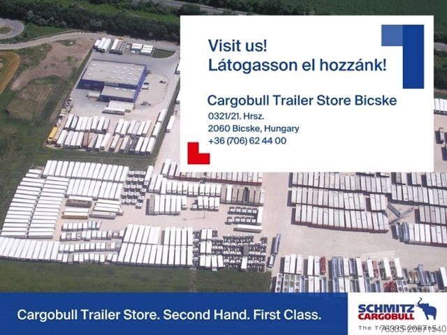Atvira puspriekabė su tentu Schmitz Cargobull Curtainsider Mega