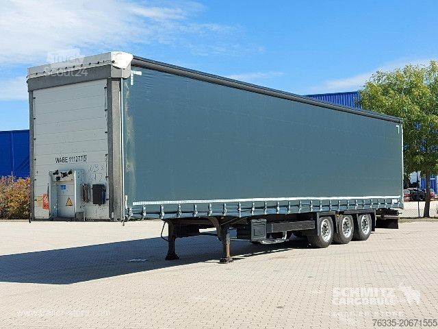 Atvira puspriekabė su tentu Schmitz Cargobull Curtainsider Mega