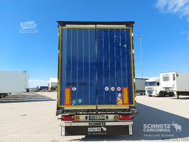 Atvira puspriekabė su tentu Schmitz Cargobull Curtainsider Mega