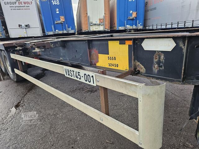 Přeprava kontejnerů VAN HOOL 94/3067. flat container chassis all connections...