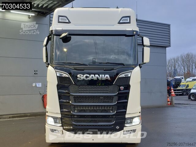 Standaard trekker Scania S660 4X2 Retarder Full-Air 2x Tanks Standklima ...