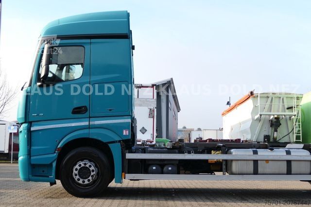 Caminhão com carroçaria intercambiável MERCEDES-BENZ Actros 1840 BDF Vollluft 2-Tanks LBW Euro 6