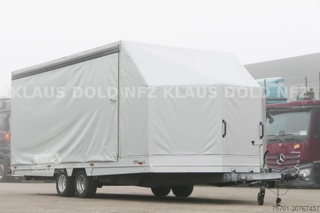 Remolque portacoches Moetefindt Autotransporter mit Planenaufbau