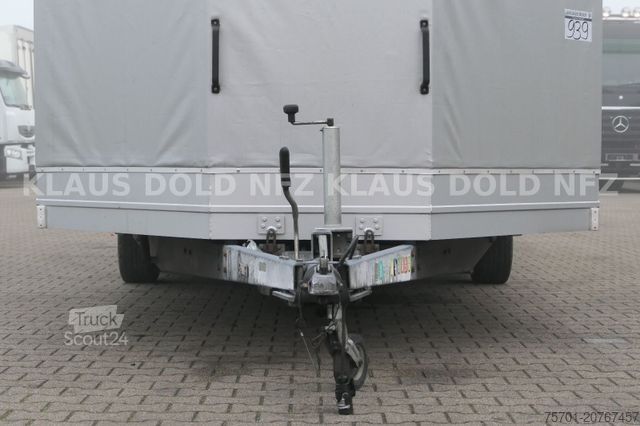 Remolque portacoches Moetefindt Autotransporter mit Planenaufbau