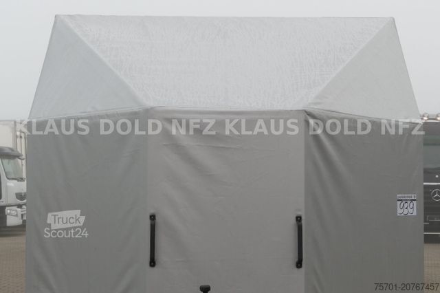 Remolque portacoches Moetefindt Autotransporter mit Planenaufbau