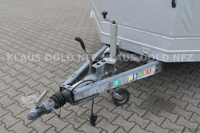 Remolque portacoches Moetefindt Autotransporter mit Planenaufbau