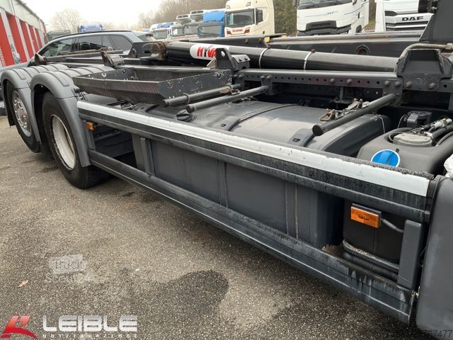 Camião porta-contentores de gancho SCANIA R 450LB*6x2*Hyva*Lift/Lenk*2Tank*Standklima*ADR*