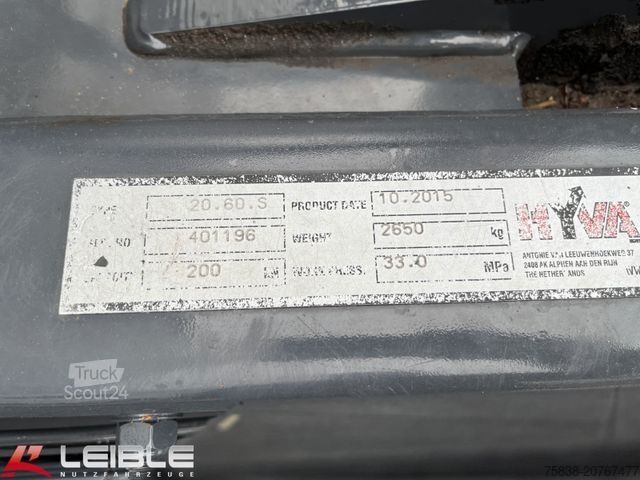 Camião porta-contentores de gancho SCANIA R 450LB*6x2*Hyva*Lift/Lenk*2Tank*Standklima*ADR*