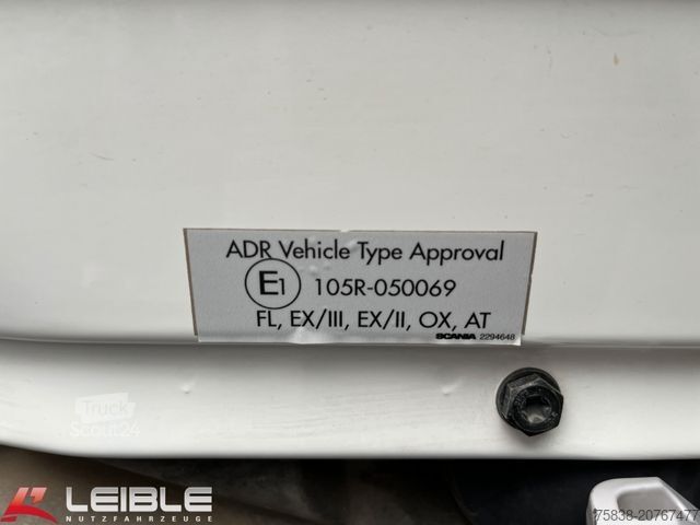 Kanca kasalı yük kamyonu (roll-off) SCANIA R 450LB*6x2*Hyva*Lift/Lenk*2Tank*Standklima*ADR*