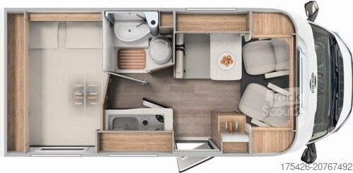 Camper semintegrato CARADO V 132 *pro+ Paket*3 Schlafplätze*