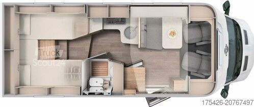 Yarı entegre karavan CARADO T 338 Edition26 *Assistenz + LTE-Paket*Solar*