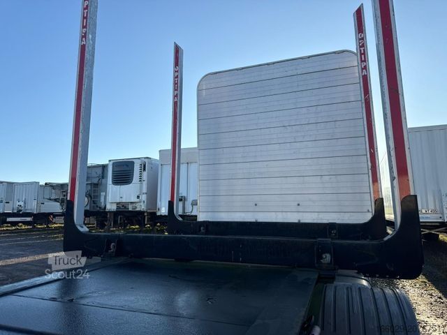 Remorque forestière à grumes PAVIC Holzauflieger mit Schemel und Rungen