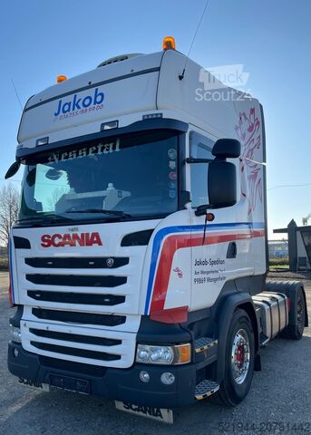 Standarta vilcējs SCANIA Scania R 490 Topline Retarder Standklima