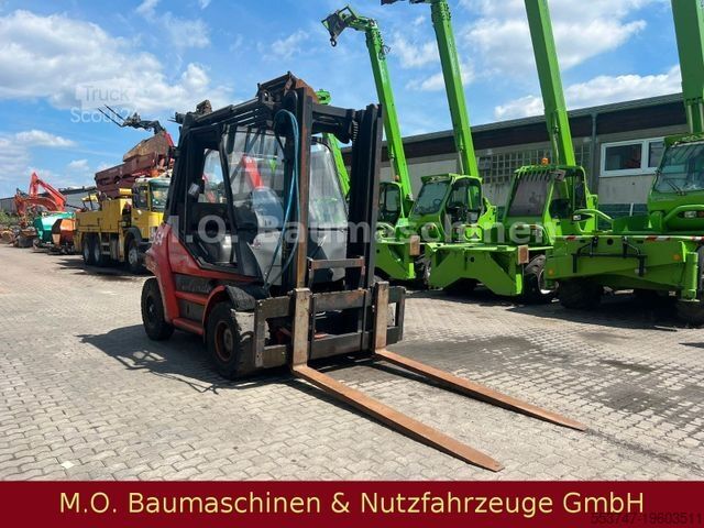 Фронтальний навантажувач вилковий LINDE H 60D-02 /6 T / 3,60m / Duplex