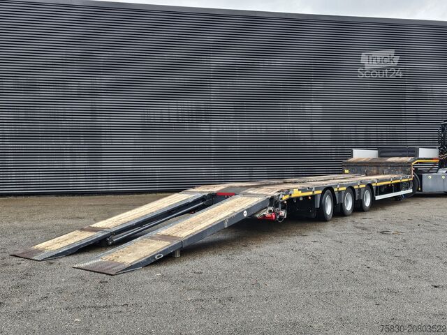 Dieplader Kassbohrer LB3E / 3 AXLE / HYDRAULIC RAMP / LIFT AXLE