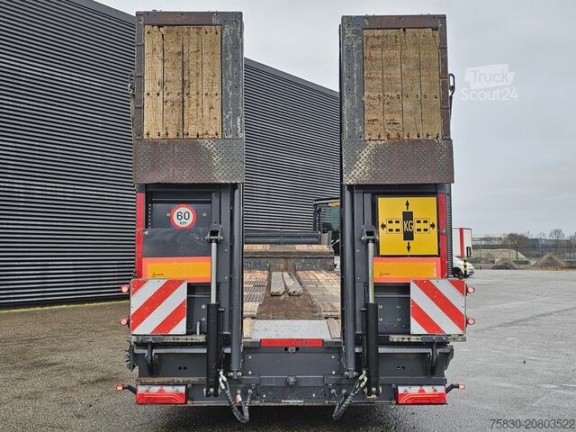 Dieplader Kassbohrer LB3E / 3 AXLE / HYDRAULIC RAMP / LIFT AXLE