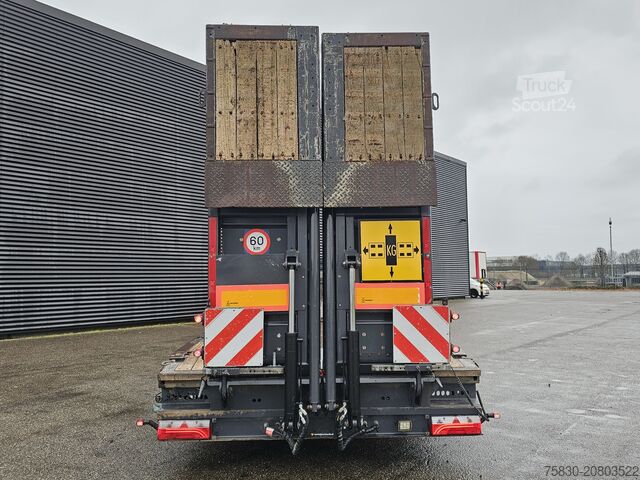 Dieplader Kassbohrer LB3E / 3 AXLE / HYDRAULIC RAMP / LIFT AXLE