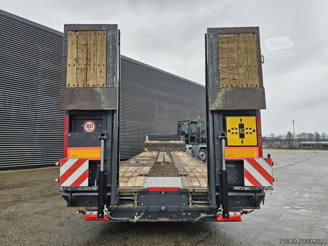 Dieplader Kassbohrer LB3E / 3 AXLE / HYDRAULIC RAMP / LIFT AXLE