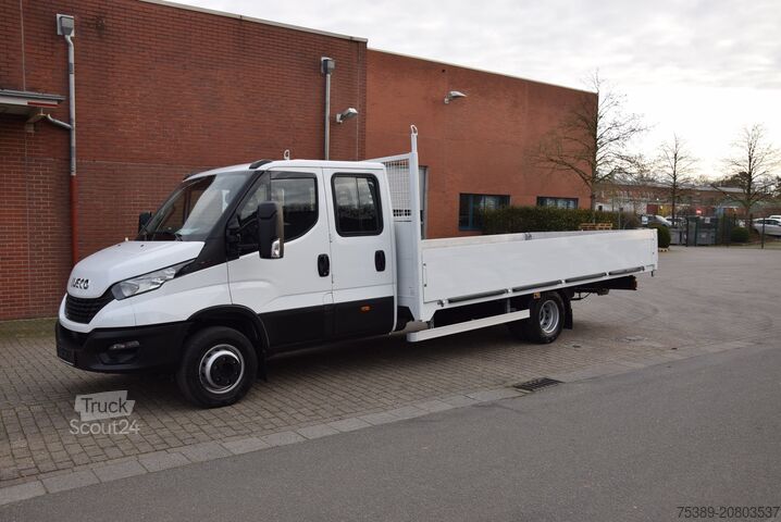 Pick-up bestelwagen Iveco Daily 70 C18 Doka Pritsche 7-Sitzer AHK 3,5 To