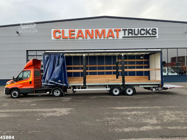 Standard-SZM Iveco Daily 40C18 BE Trekker + Oplegger met laadklep ...