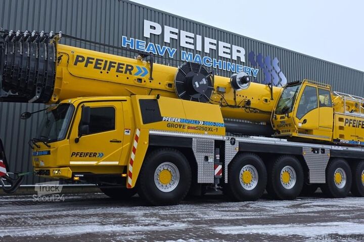 Macara pentru toate tipurile de terenuri Grove GMK5250XL-1 Available For Rent, Dutch Registration