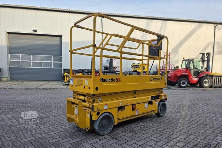 Scissor lift Haulotte Compact 8 As-Is, Electric, 8.2m Working Height, 35
