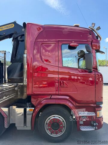 Innenlader Scania G490 8x2*6, Hooklift + Crane PK34002, 2015