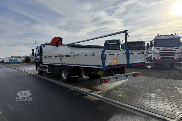Jeřáb na nákladním automobilu Renault D Wide 18.380 4x2 F135A.22 / Swiss-Vehicle