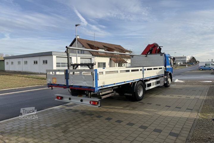 Jeřáb na nákladním automobilu Renault D Wide 18.380 4x2 F135A.22 / Swiss-Vehicle