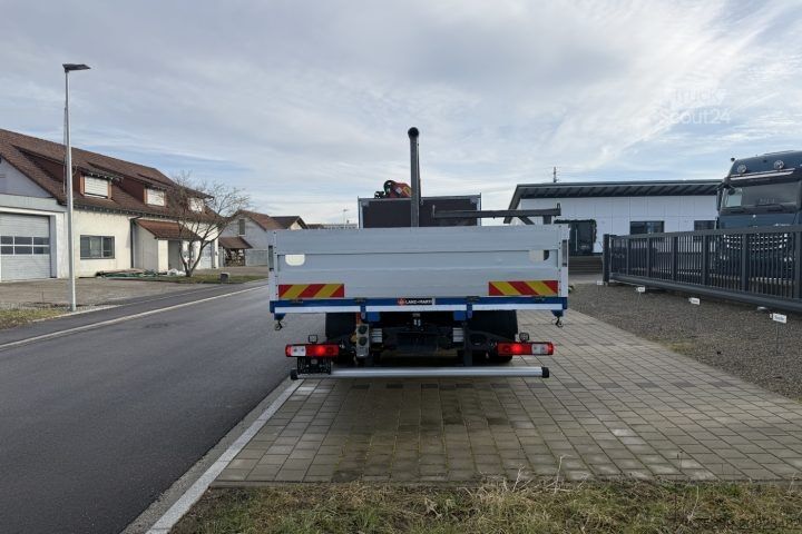 Jeřáb na nákladním automobilu Renault D Wide 18.380 4x2 PK 12002 EH / Swiss-Vehicle