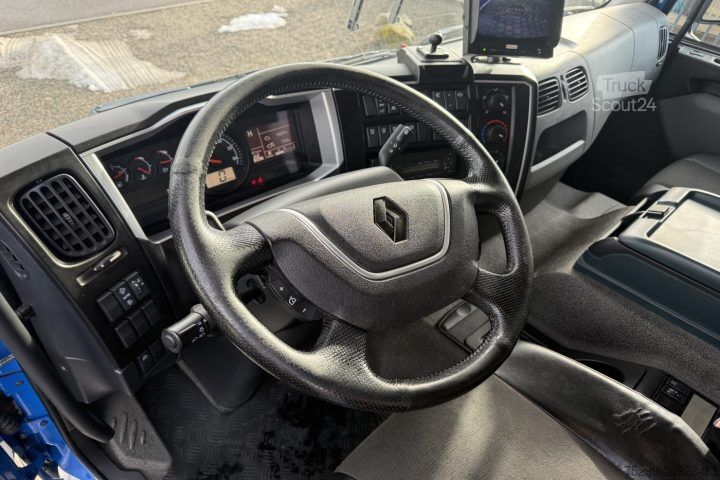 Jeřáb na nákladním automobilu Renault D Wide 18.380 4x2 PK 12002 EH / Swiss-Vehicle